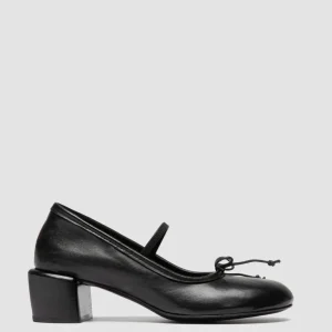 Women Officine Creative FLORE 001 - Black Leather Ballerina Shoes