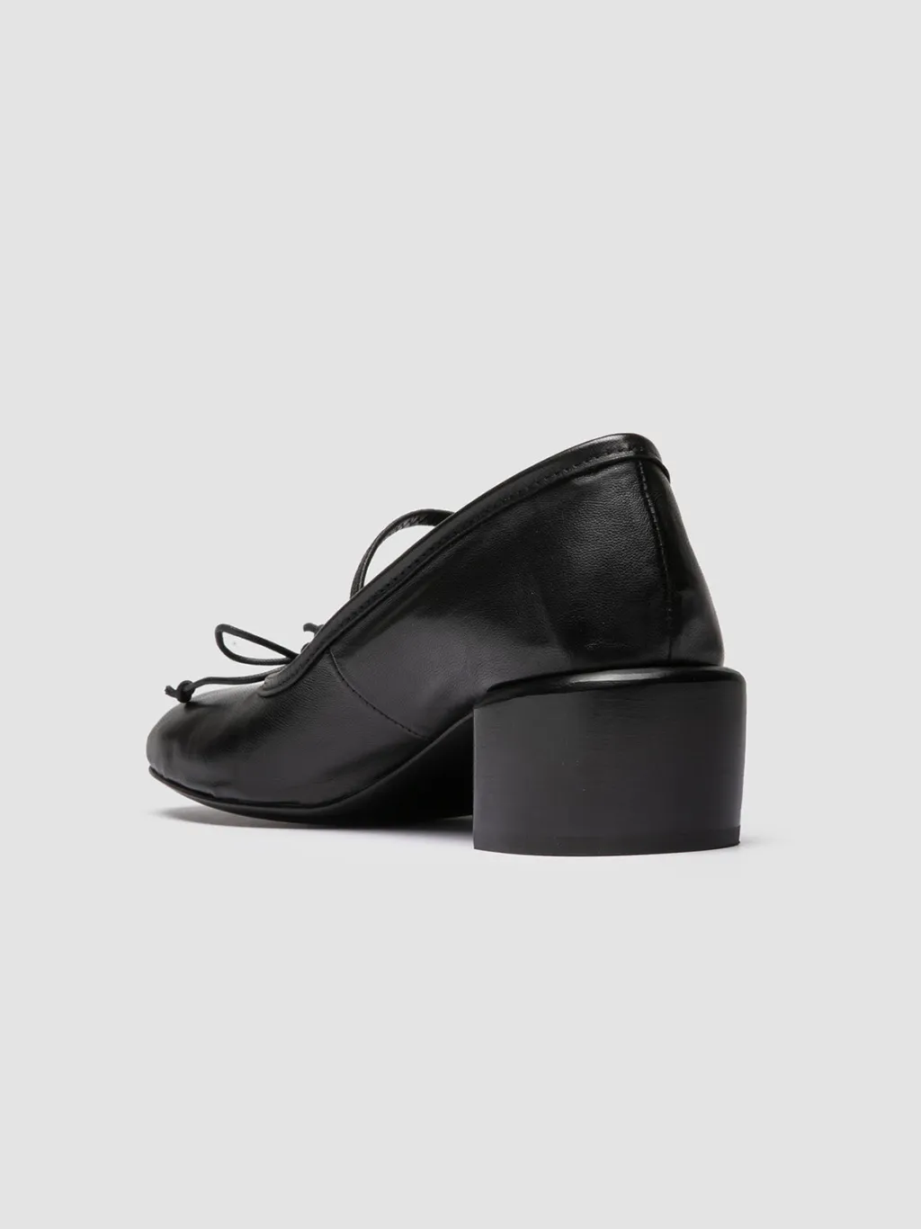 Women Officine Creative FLORE 001 - Black Leather Ballerina Shoes