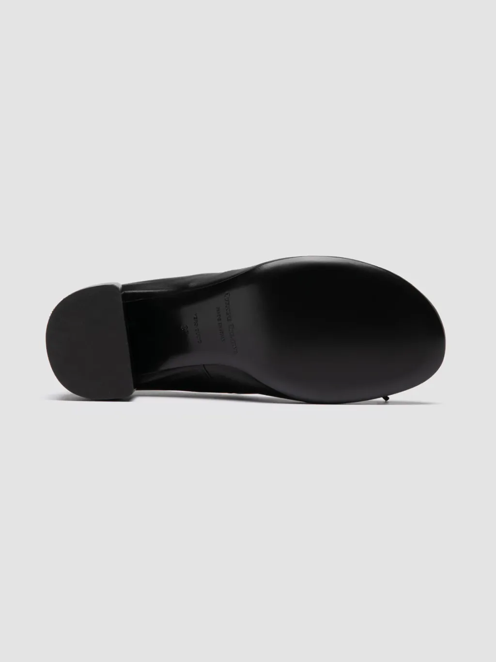 Women Officine Creative FLORE 001 - Black Leather Ballerina Shoes