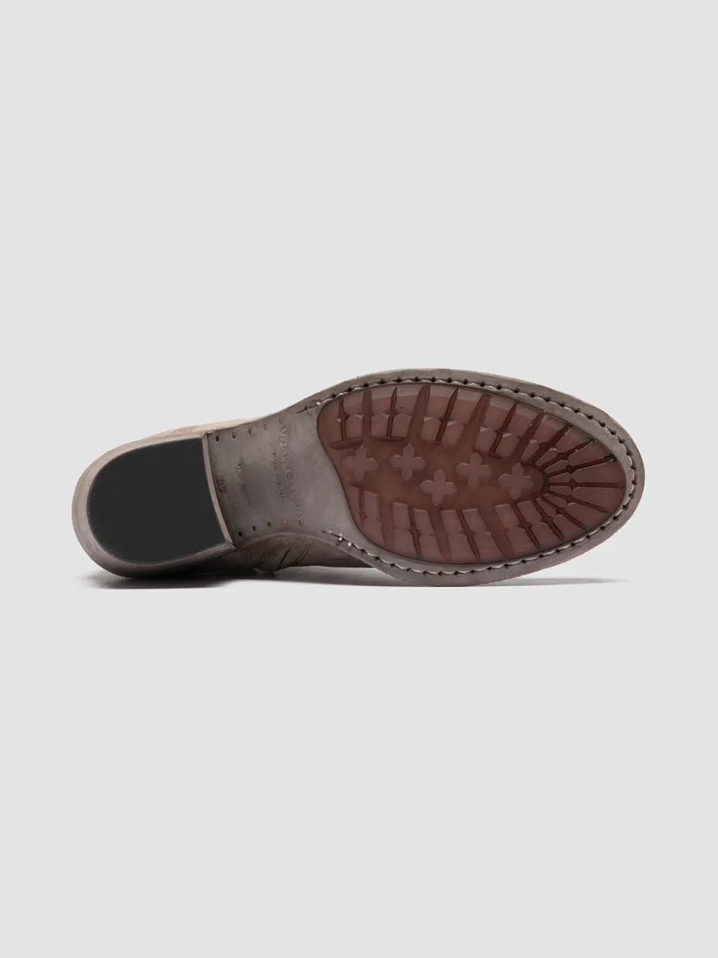 Women Officine Creative GODEAU 001 - Taupe Suede Zipped Boots