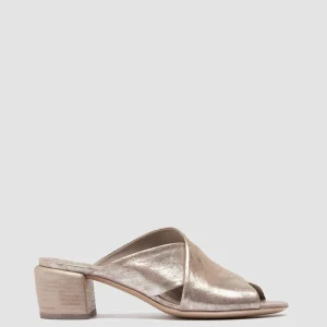 Women Officine Creative HADRY 007 - Taupe Leather Slide Sandals