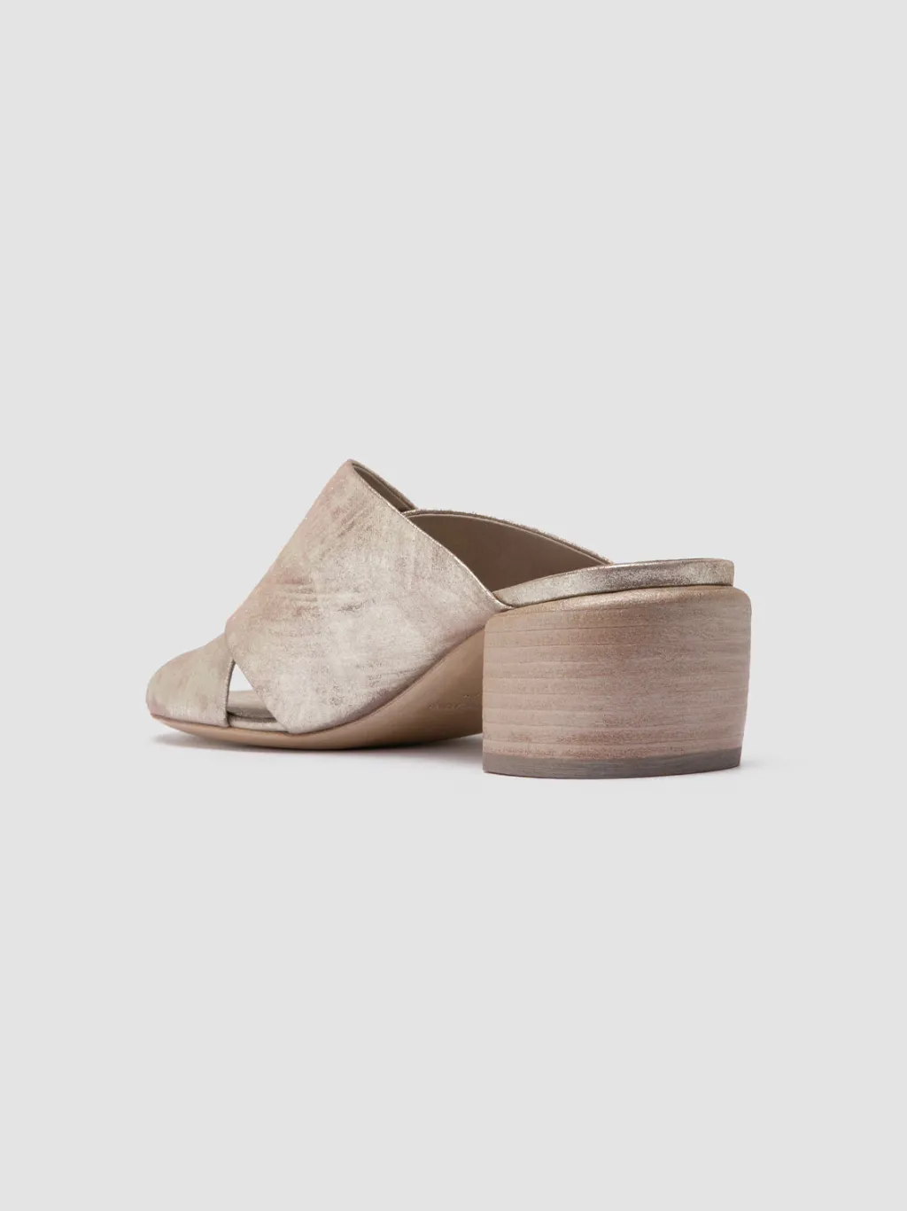 Women Officine Creative HADRY 007 - Taupe Leather Slide Sandals