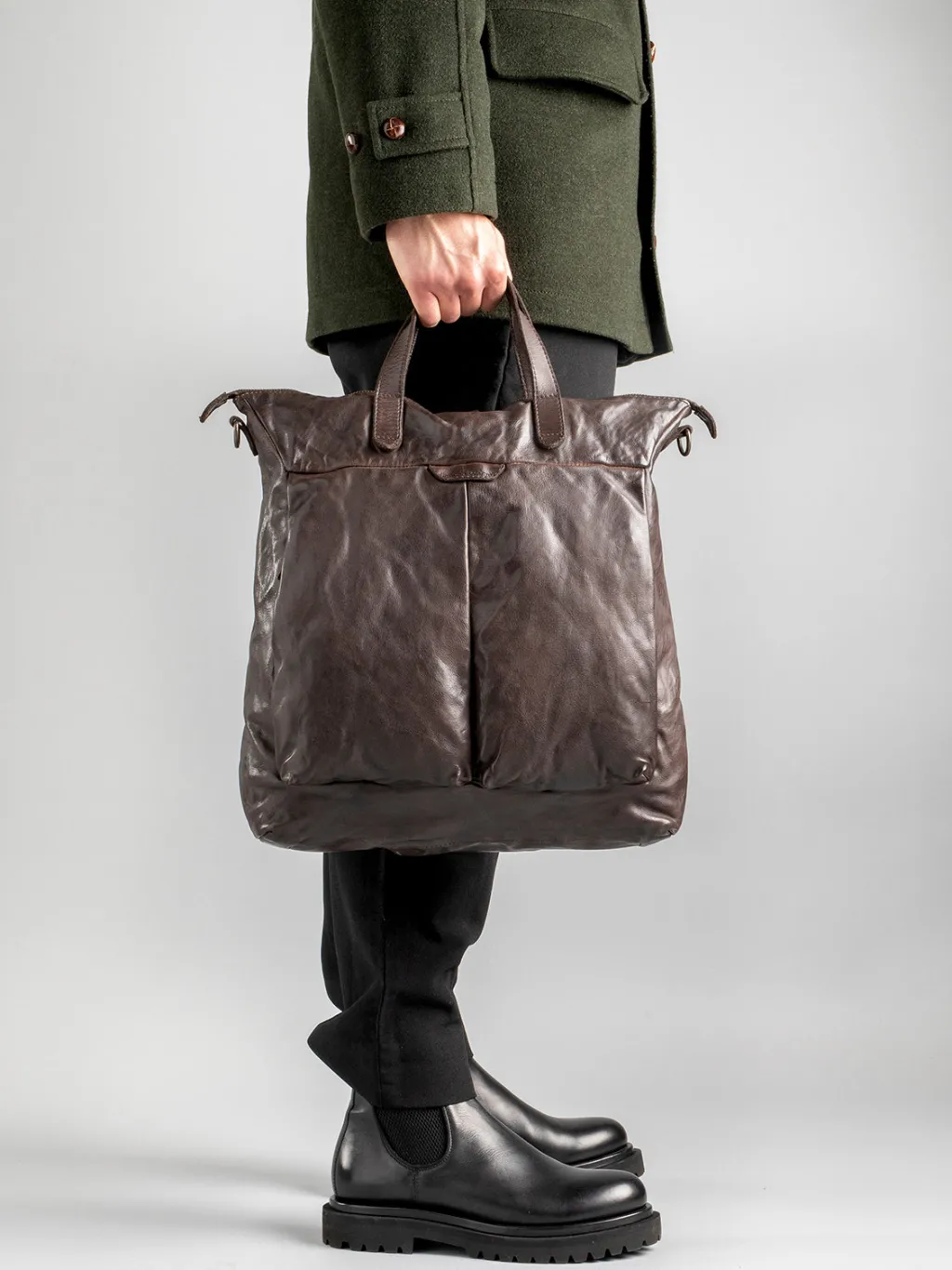 Women Officine Creative HELMET 27 - Leather Tote Bag