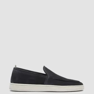 Officine Creative HERBIE 006 - Blue Suede Loafers