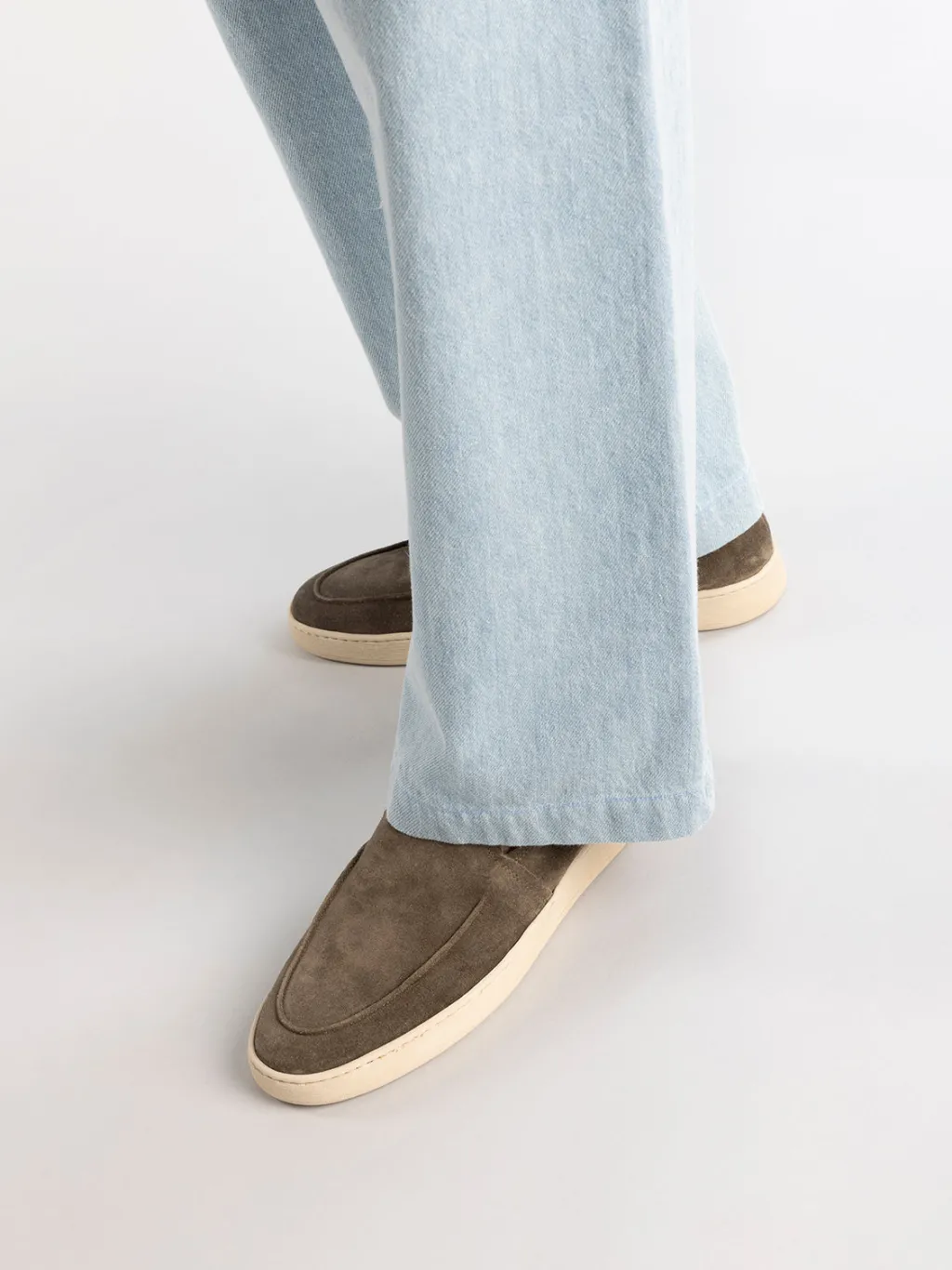 Officine Creative HERBIE 006 - Blue Suede Loafers