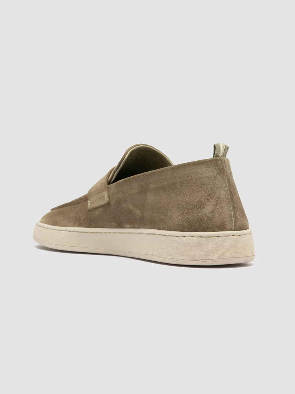 Officine Creative HERBIE 001 - Taupe Suede Penny Loafers