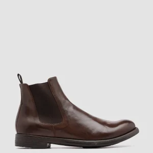 Officine Creative HIVE 007 - Brown Leather Chelsea Boots
