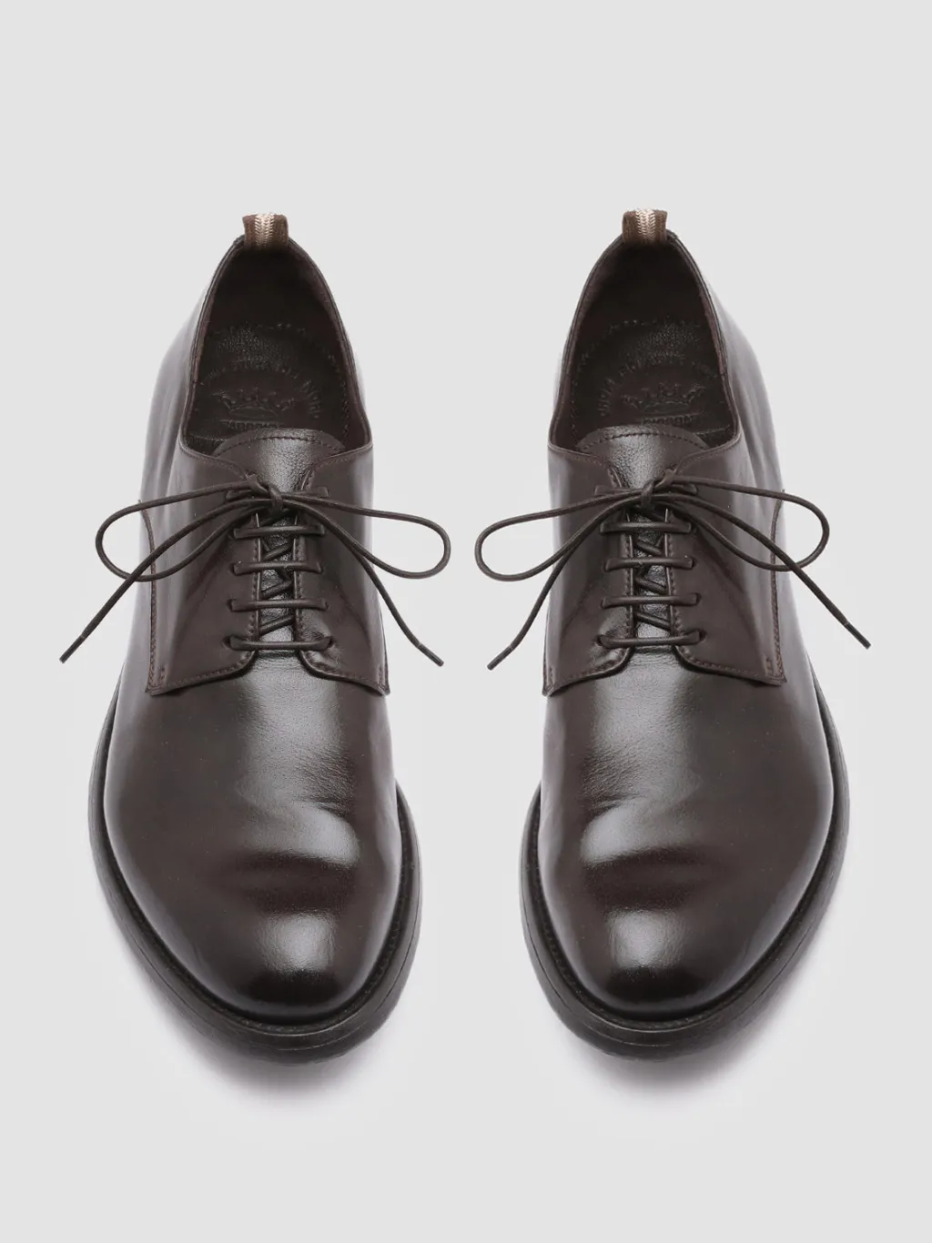 Officine Creative HIVE 008 - Brown Leather Derby Shoes