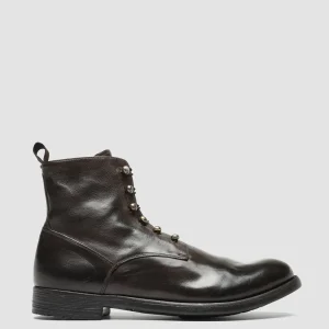 Officine Creative HIVE 051 - Brown Leather Zip Boots