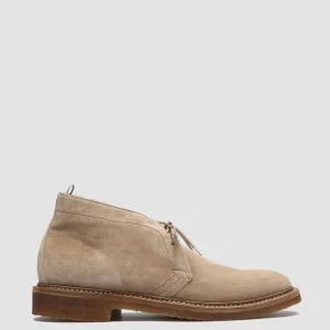 Officine Creative HOPKINS CREPE 114 - Taupe Suede Chukka Boots