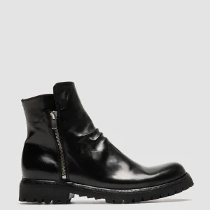 Officine Creative IKONIC 004 - Leather Zip Boots