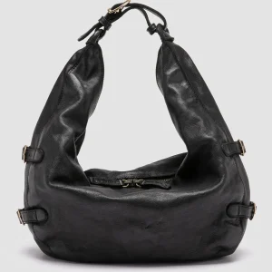 Women Officine Creative JULIE 008 - Black Leather Shoulder Bag
