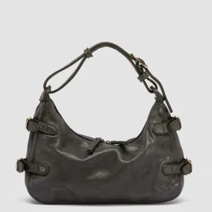 Women Officine Creative JULIE 009 - Green Leather Shoulder Bag