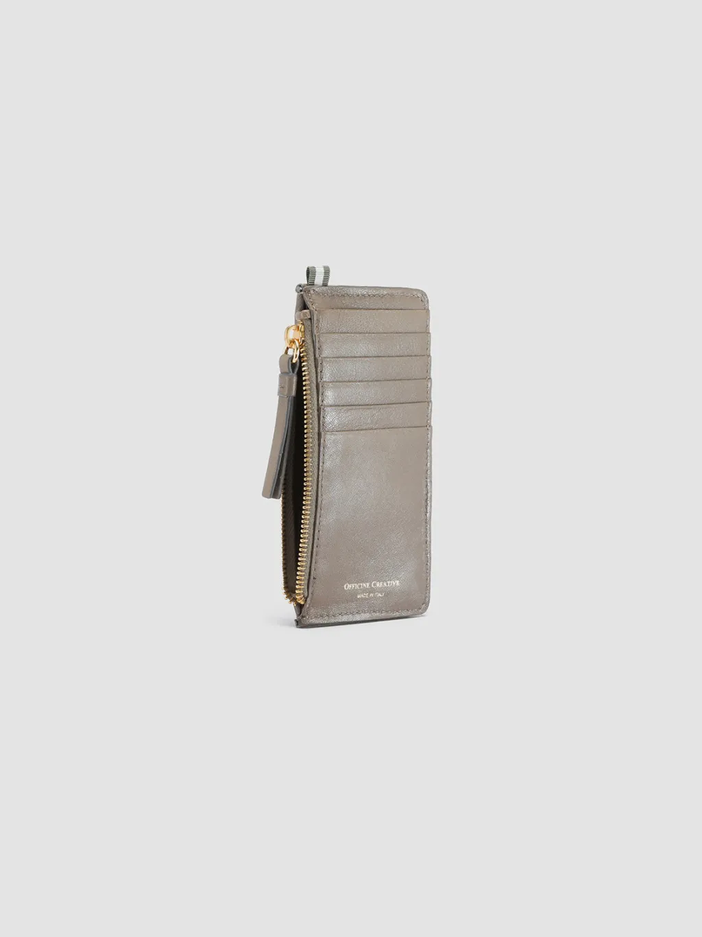 Women Officine Creative JULIET 103 - Taupe Woven Leather Card Holder