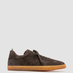 Officine Creative KARMA 015 - Brown Suede Low Top Sneakers