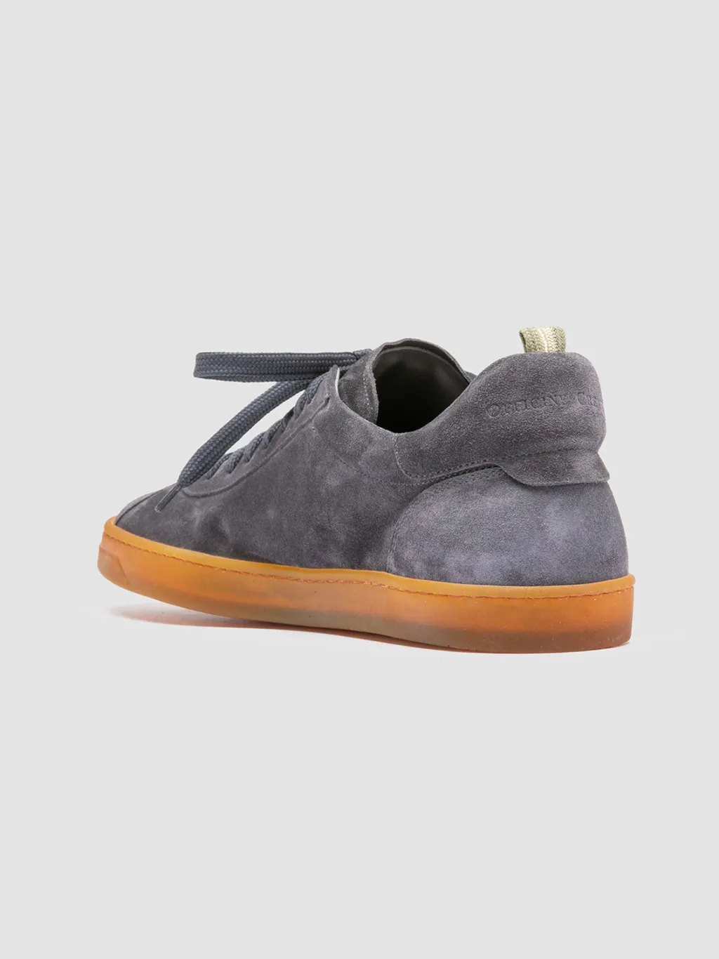 Officine Creative KARMA 015 - Grey Suede Low Top Sneakers