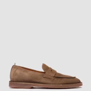 Officine Creative KENT 008 - Brown Suede Loafers