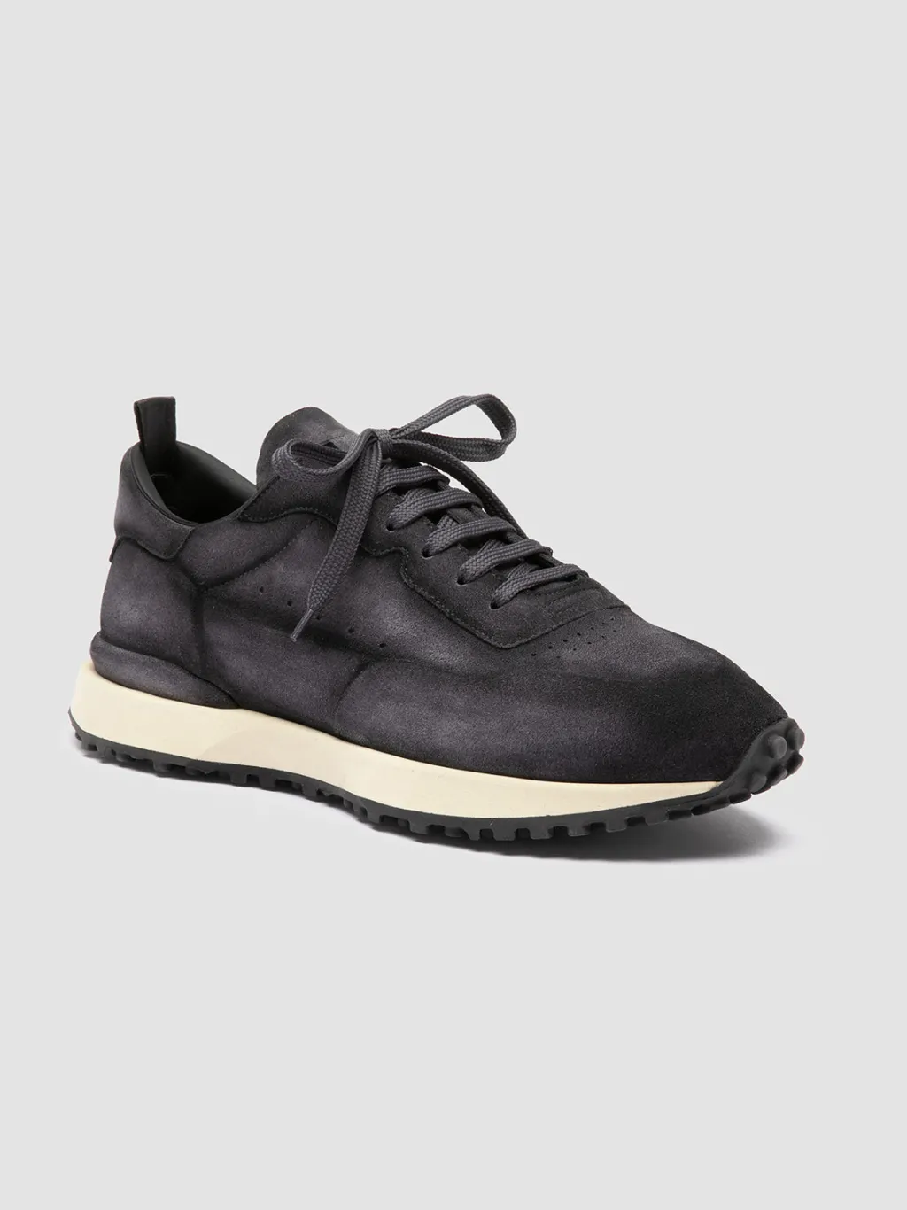 Officine Creative KEYNES 001 - Blue Suede Sneakers