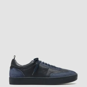 Officine Creative KOMBINED 001 - Leather And Suede Low Top Sneakers
