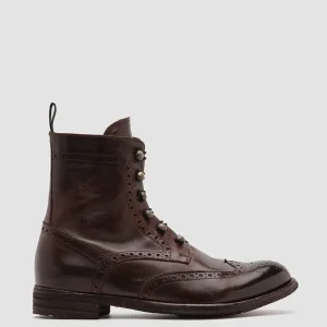 Women Officine Creative LEXIKON 131 - Brown Leather Booties