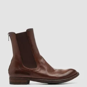 Women Officine Creative LEXIKON 073 - Brown Leather Chelsea Boots