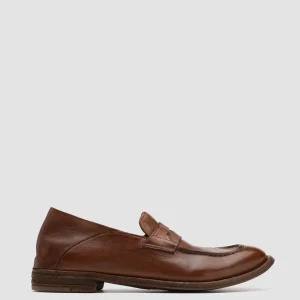 Women Officine Creative LEXIKON 516 - Brown Woven Leather Loafers