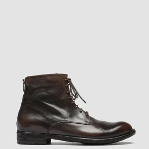Women Officine Creative LEXIKON 123 - Brown Zipped Leather Ankle Boots