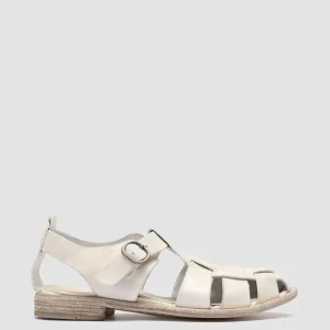 Women Officine Creative LEXIKON 536 - White Leather Sandals