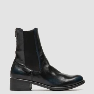 Women Officine Creative LIS 003 - Blue Leather Chelsea Boots