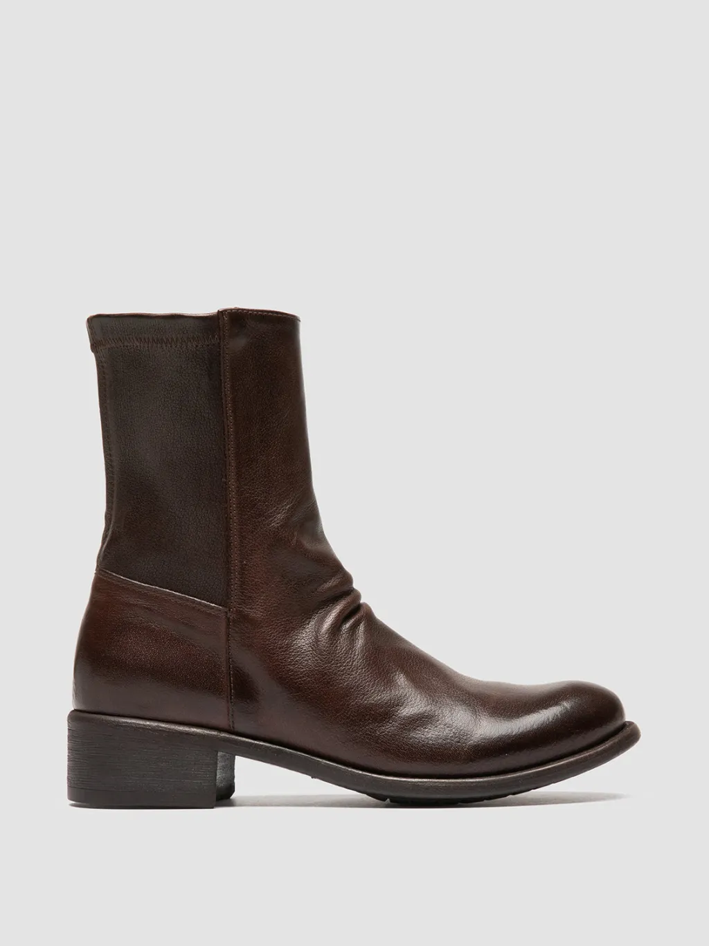 Women Officine Creative LIS 004 - Brown Leather Zipped Boots