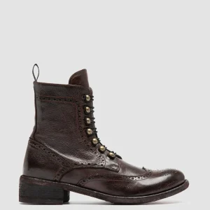 Women Officine Creative LISON 058 - Brown Leather Zip Boots
