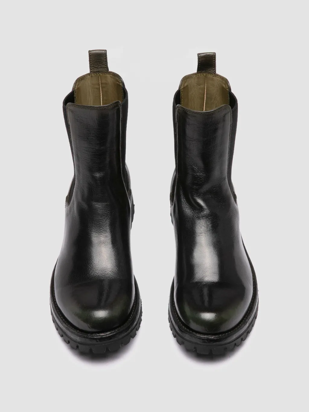 Women Officine Creative LORAINE 004 - Black Leather Chelsea Boots