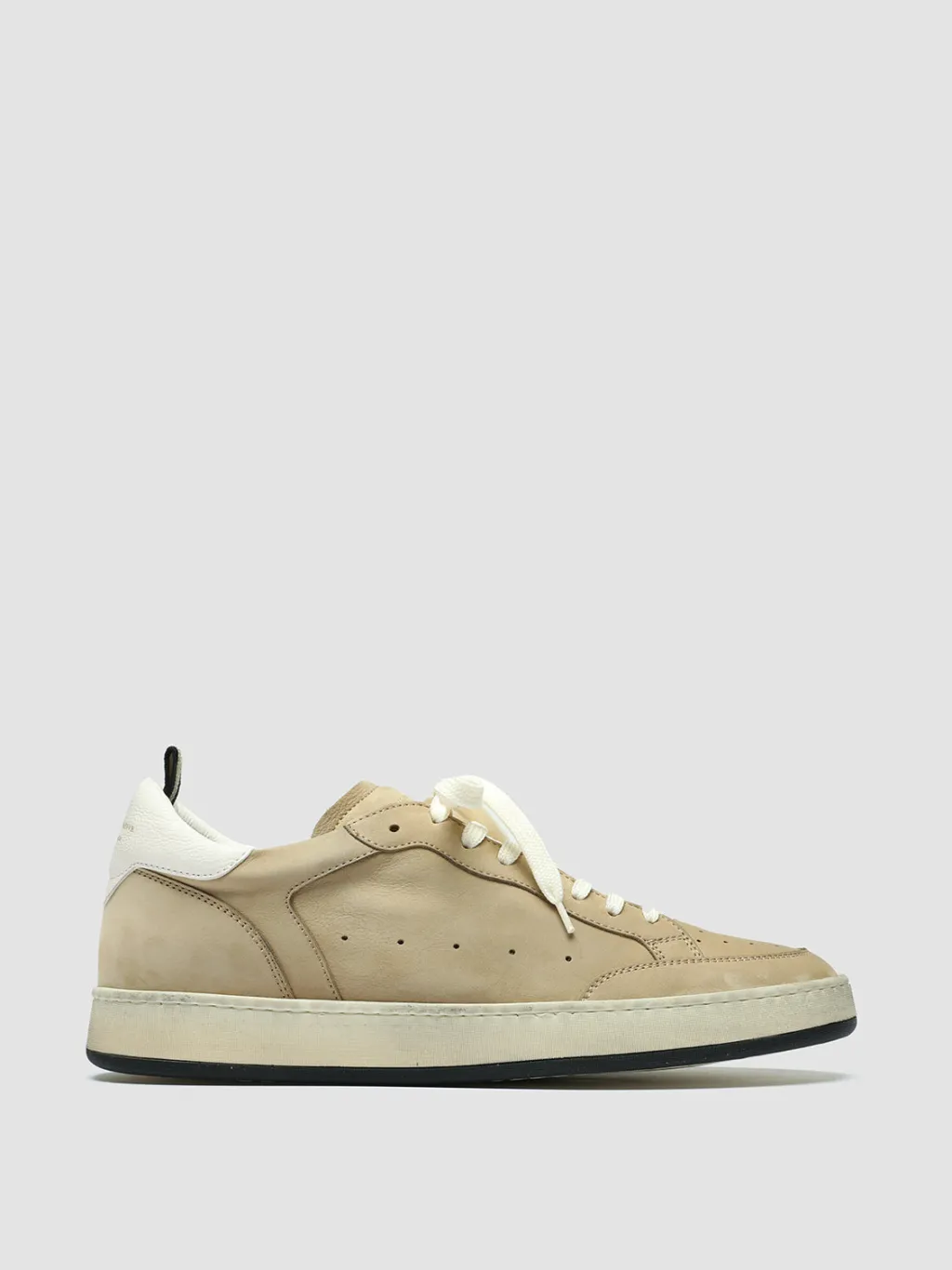 Officine Creative MAGIC 002 - Beige Nubuk Low Top Sneakers