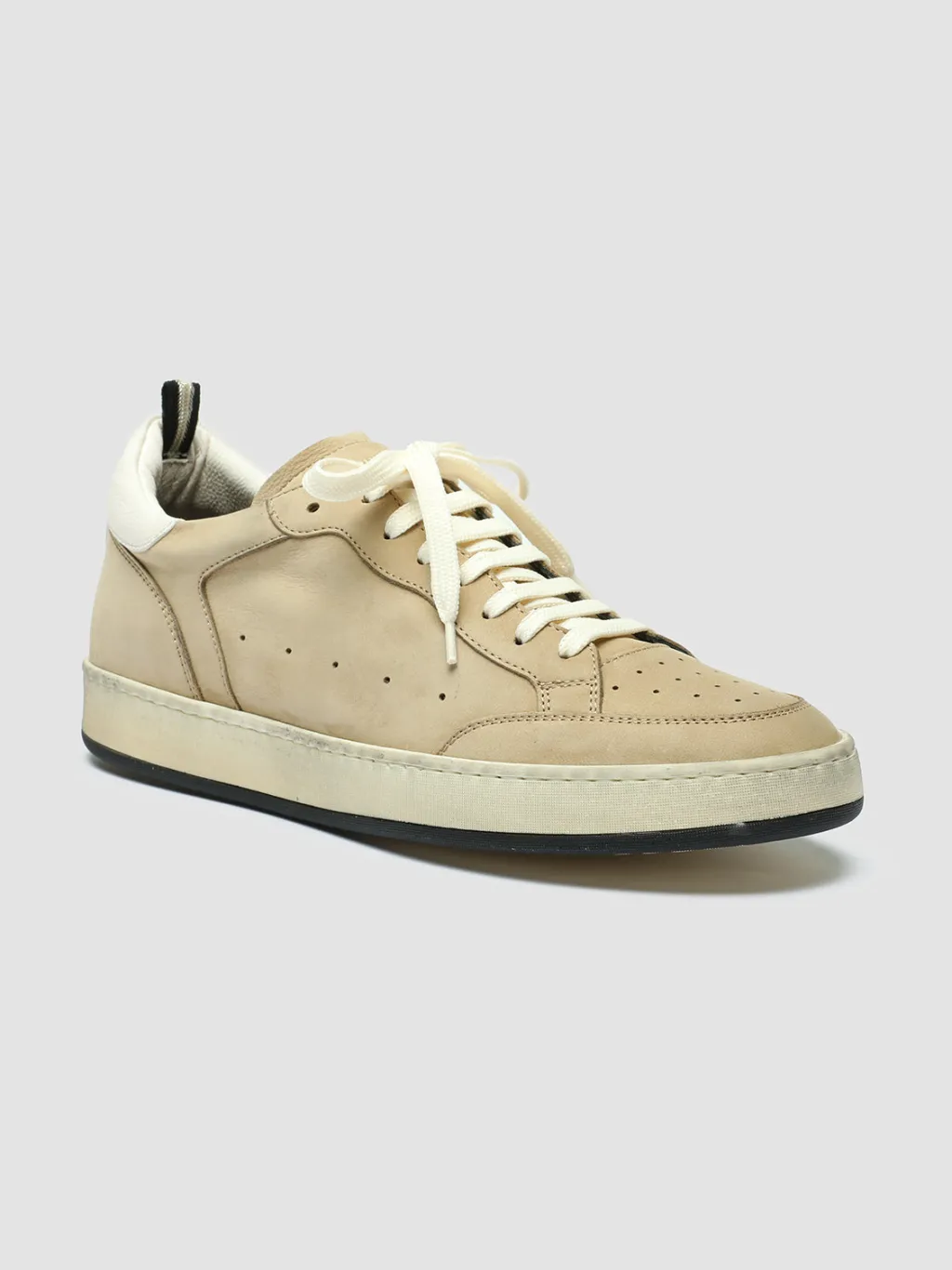 Officine Creative MAGIC 002 - Beige Nubuk Low Top Sneakers
