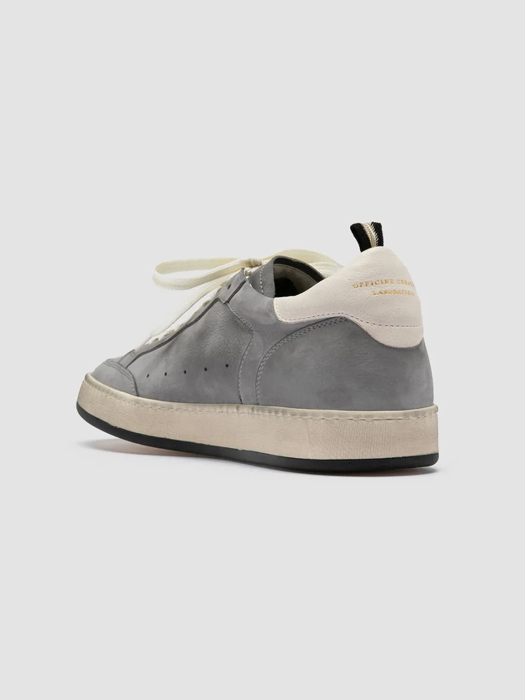 Officine Creative MAGIC 002 - Grey Nubuck Low Top Sneakers