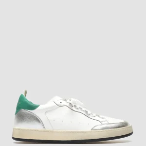 Officine Creative MAGIC 001 - White Leather And Suede Low Top Sneakers