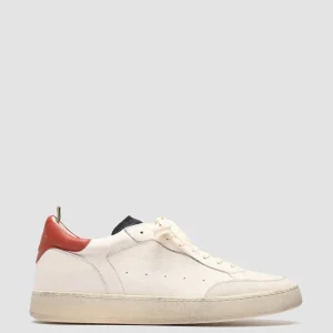Officine Creative MAGIC 001 - White Leather And Suede Low Top Sneakers