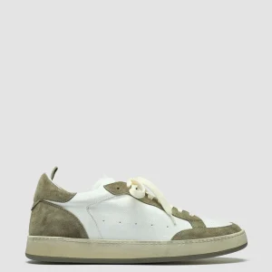 Officine Creative MAGIC 001 - White Leather And Suede Low Top Sneakers
