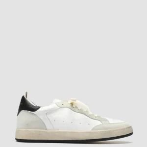 Officine Creative MAGIC 001 - White Leather And Suede Low Top Sneakers