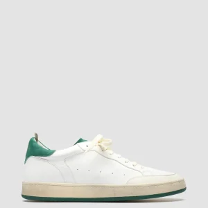Officine Creative MAGIC 001 - White Leather And Suede Low Top Sneakers