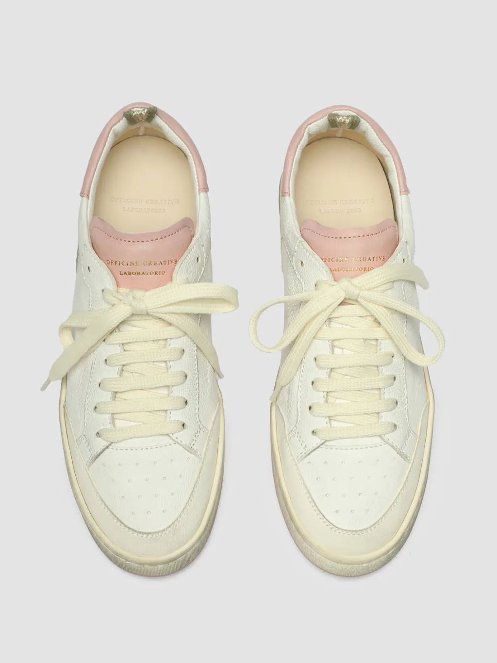 Women Officine Creative MAGIC 101 - White Leather Low Top Sneakers
