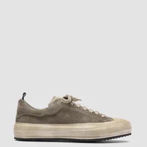 Women Officine Creative MES 105 - Green Suede Sneakers