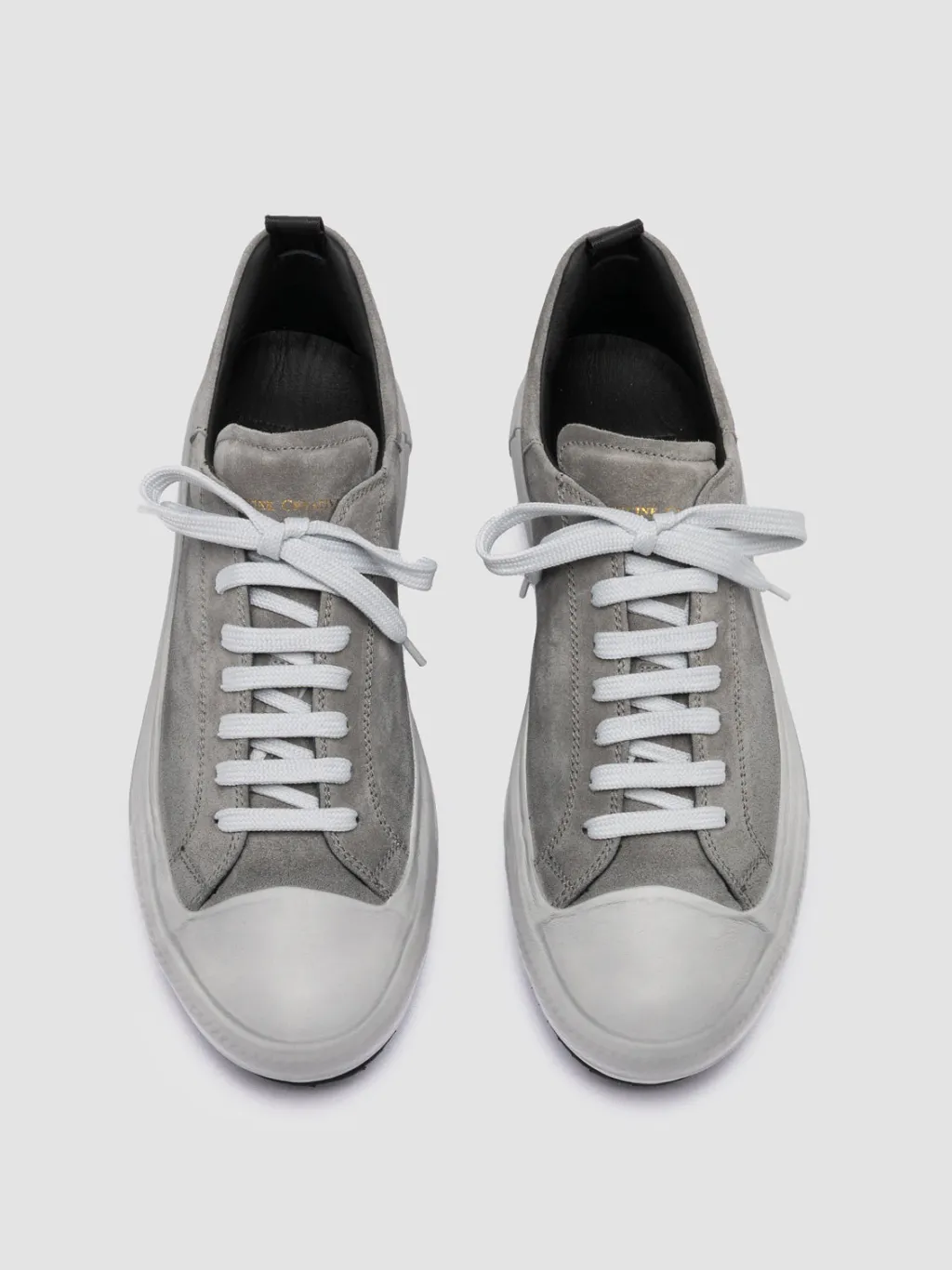 Officine Creative MES 009 - Leather And Suede Low Top Sneakers