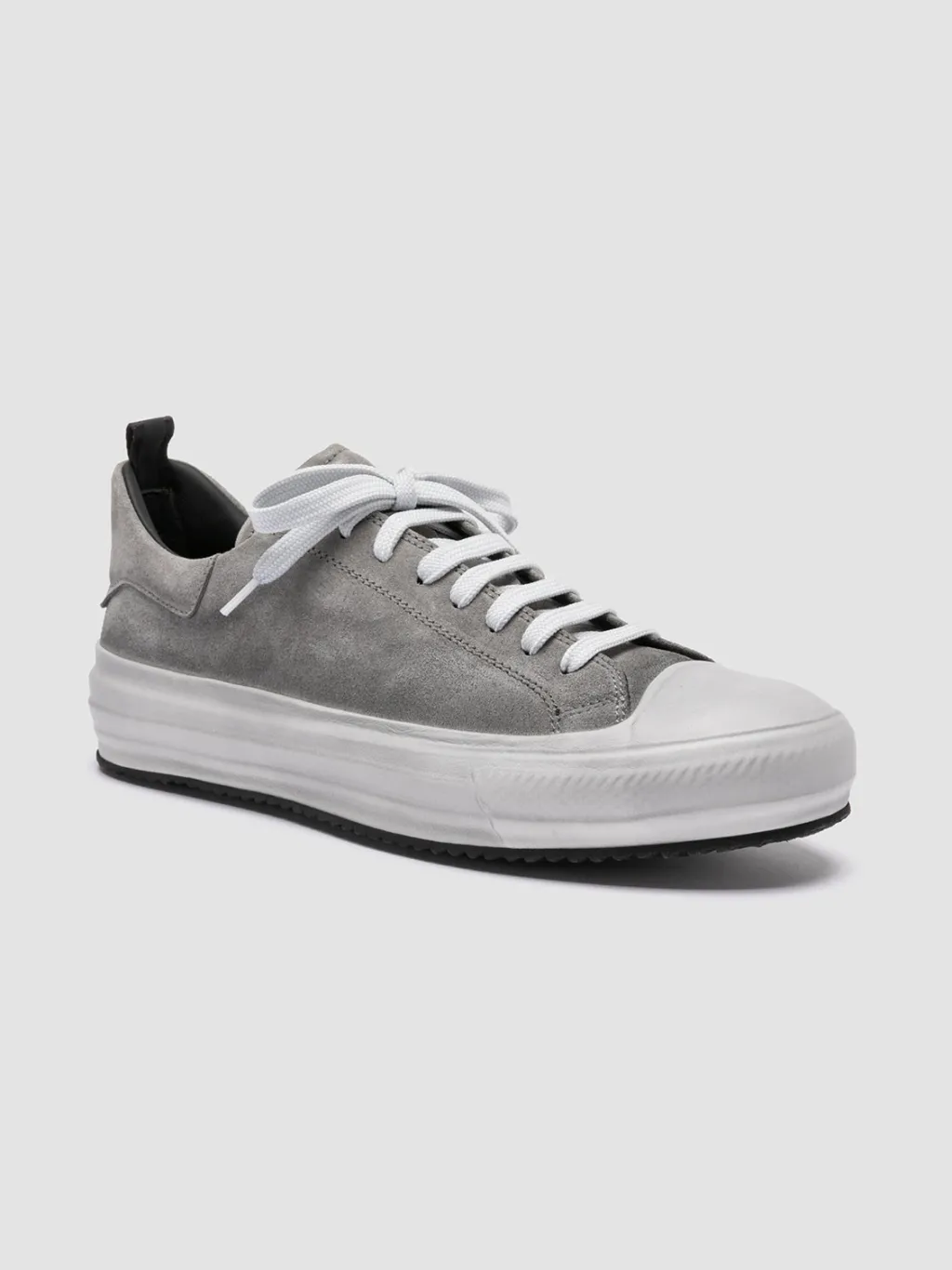 Officine Creative MES 009 - Leather And Suede Low Top Sneakers