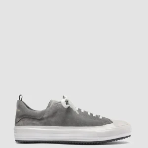 Officine Creative MES 009 - Grey Suede Sneakers