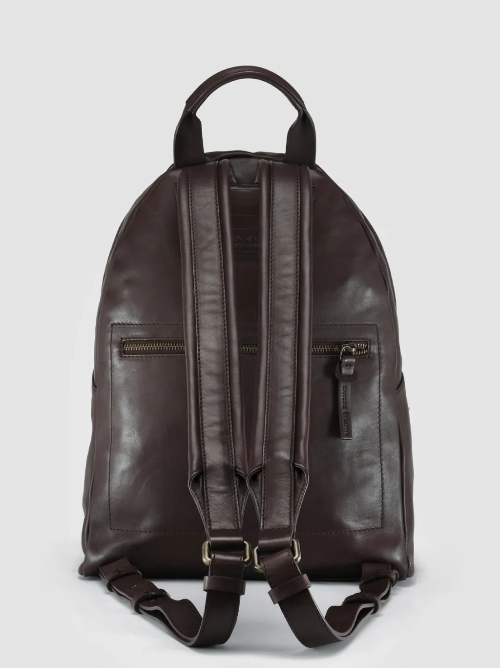 Women Officine Creative MINI PACK - Brown Nappa Leather Backpack