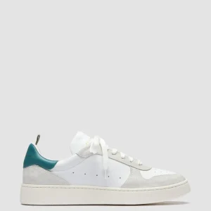 Officine Creative MOWER 008 - White Leather And Suede Sneakers