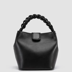 Women Officine Creative NOLITA WOVEN 227 - Black Leather Handle Bag