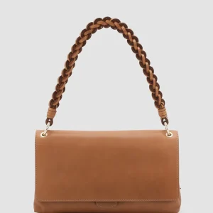 Women Officine Creative NOLITA WOVEN 212 - Brown Nappa Leather Shoulder Bag