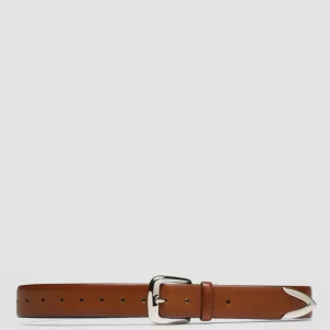 Officine Creative OC STRIP 052 - Brown Leather Belt